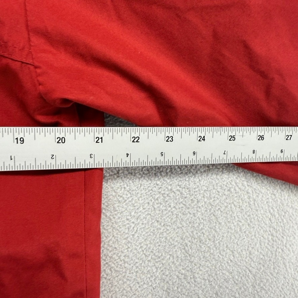 Vintage London Fog Jacket Men's 38 Small Red Full Ziip Bi Swing Bomber Crop Boxy - Picture 4 of 8